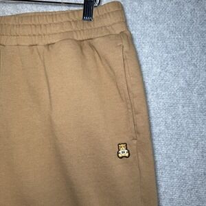 TEDDY FRESH Mens Classic Sweatpants Joggers Size Medium Drawstring Brown